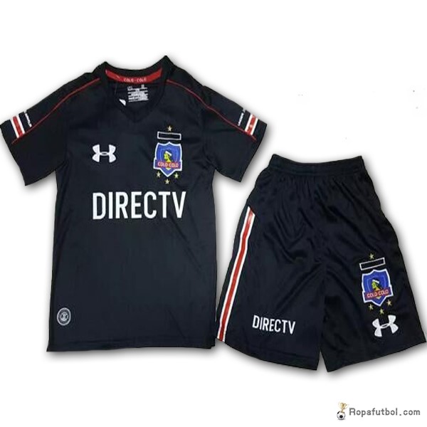 Camiseta Colo Colo Replica Segunda Ropa Niños 2017 Negro